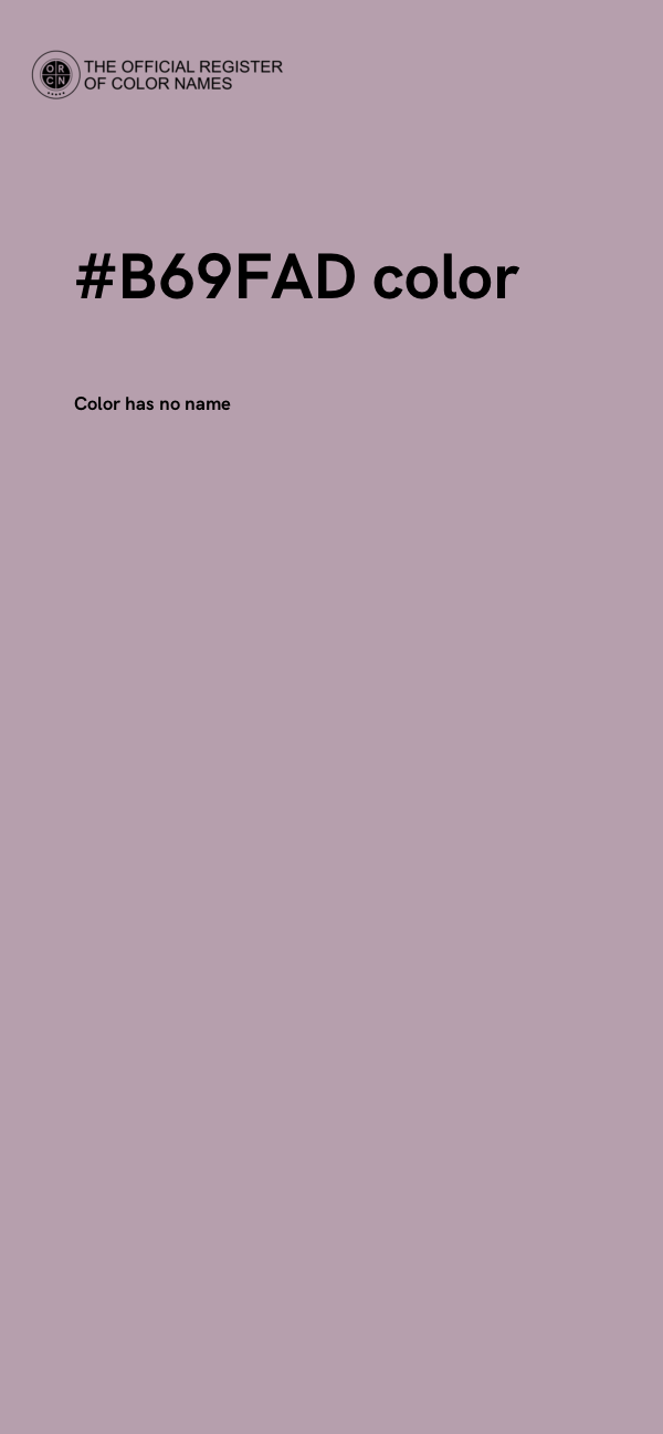#B69FAD color image