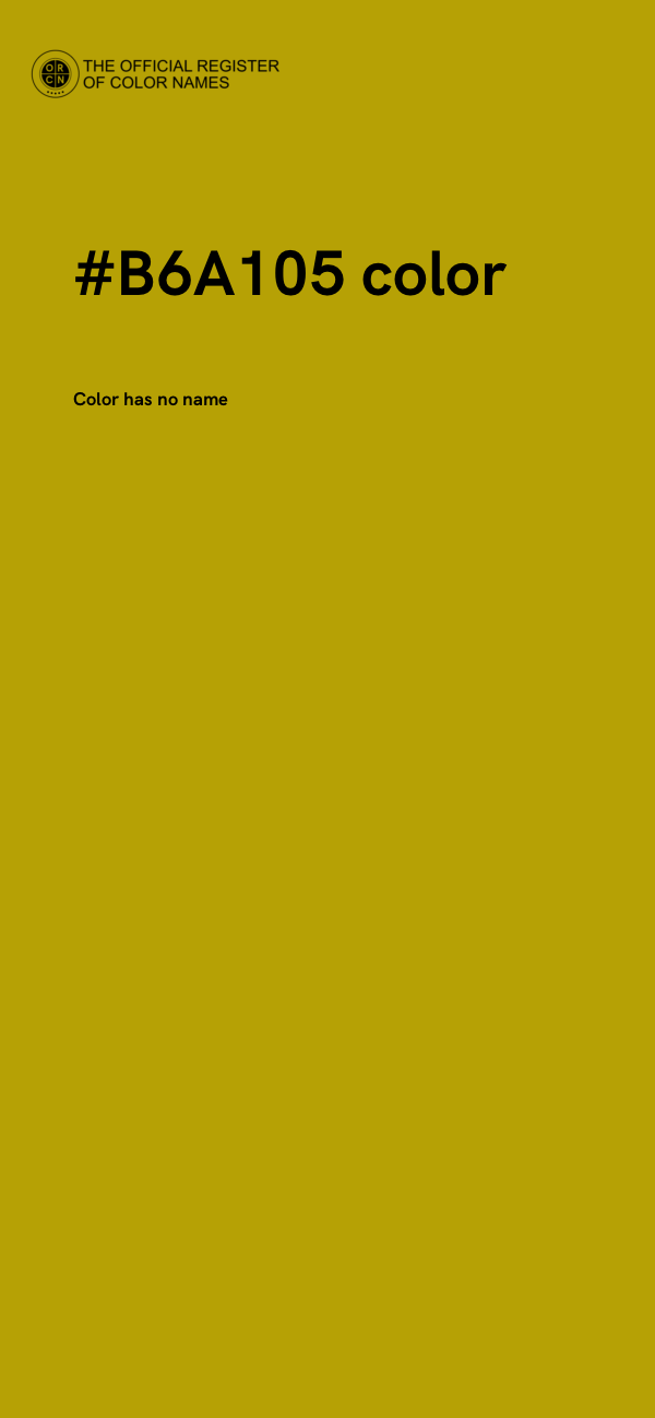#B6A105 color image