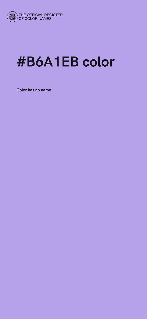 #B6A1EB color image