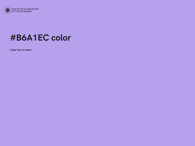 #B6A1EC color image