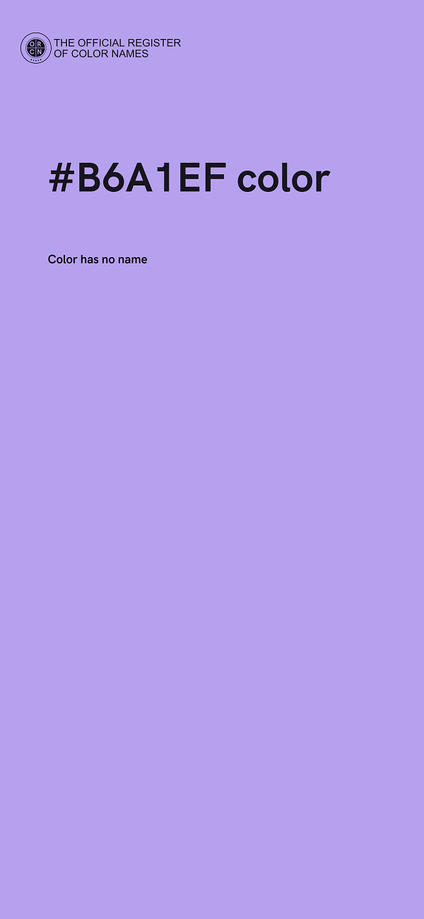 #B6A1EF color image