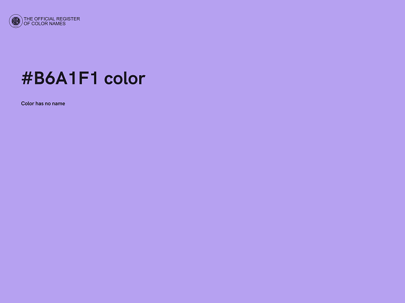 #B6A1F1 color image