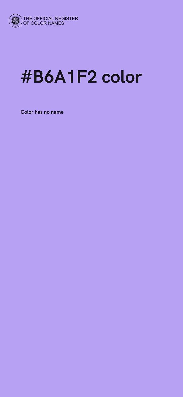 #B6A1F2 color image