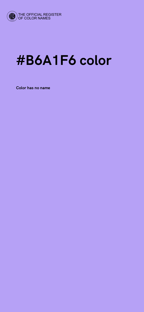 #B6A1F6 color image
