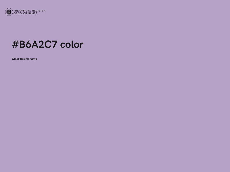 #B6A2C7 color image