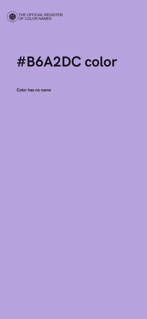 #B6A2DC color image