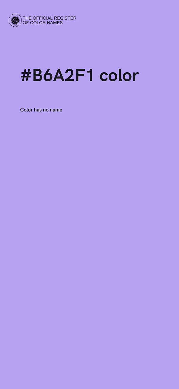 #B6A2F1 color image