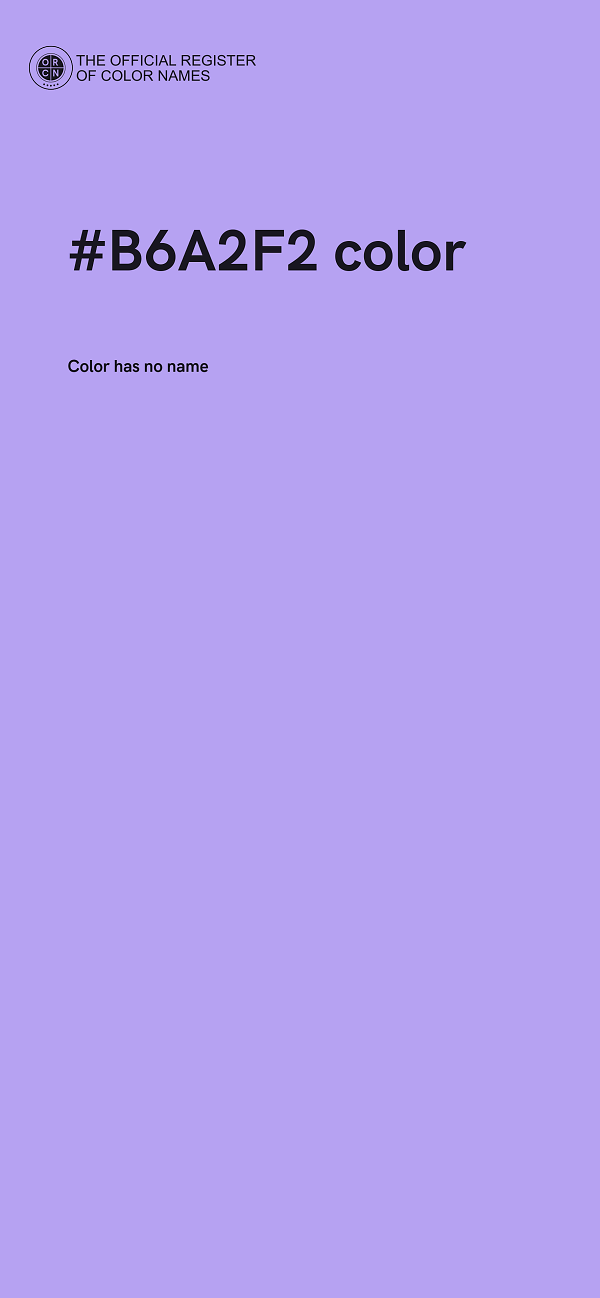 #B6A2F2 color image