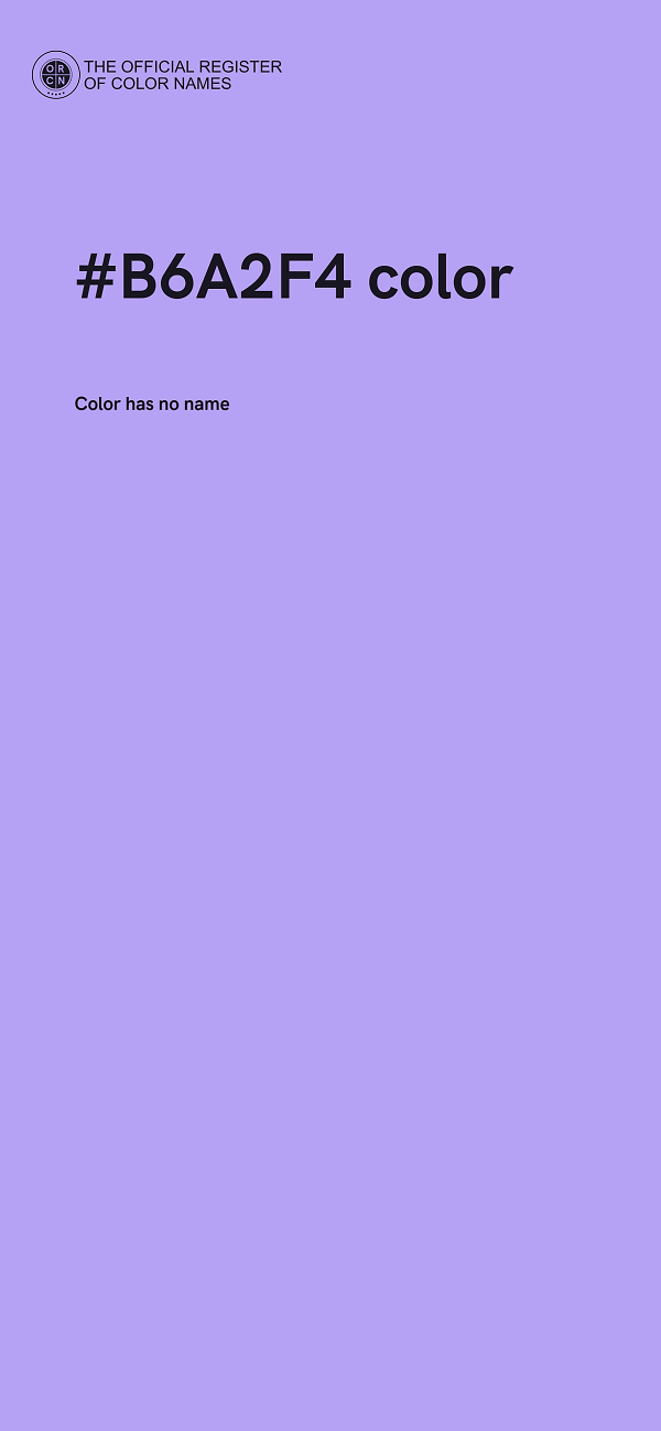 #B6A2F4 color image