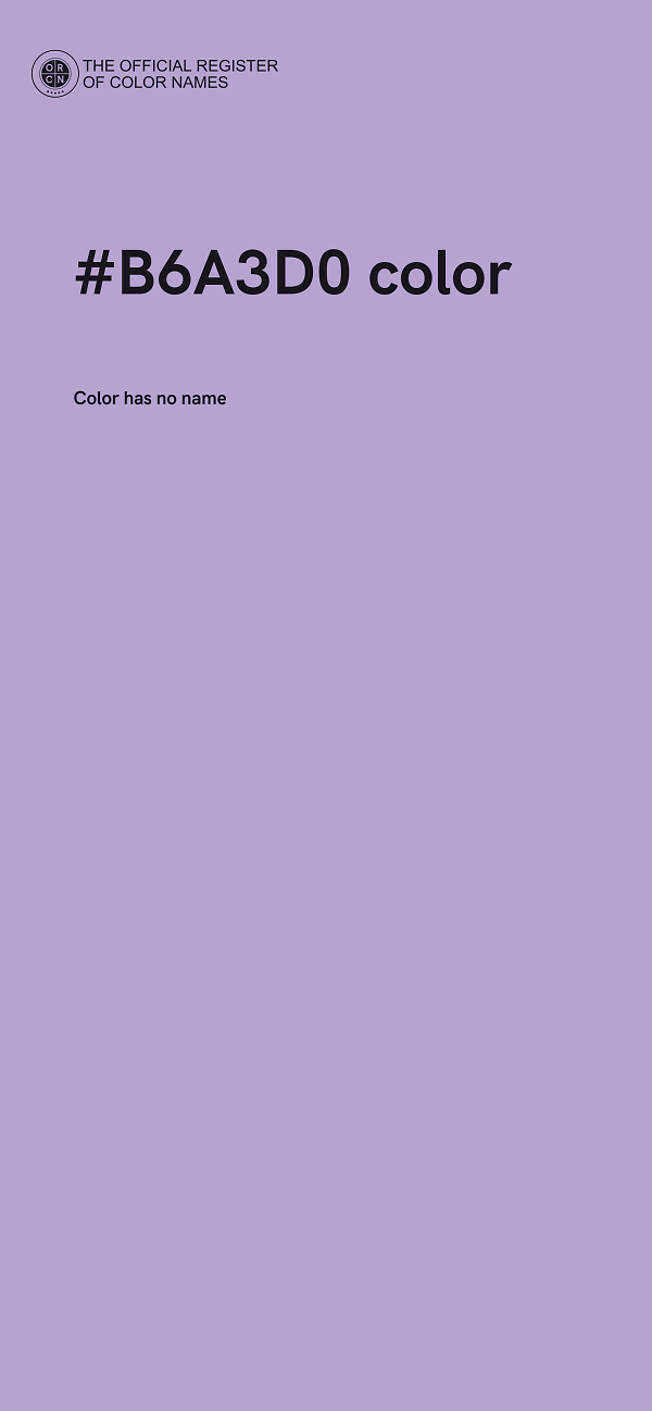 #B6A3D0 color image