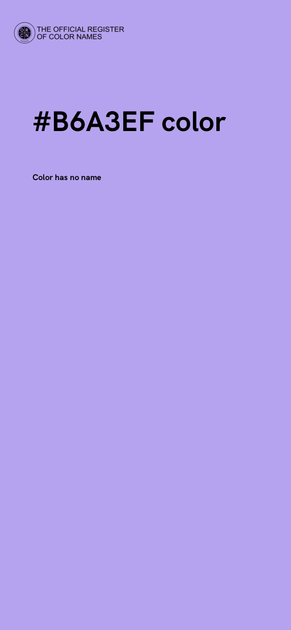 #B6A3EF color image