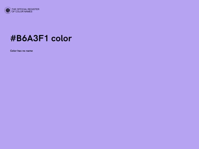 #B6A3F1 color image