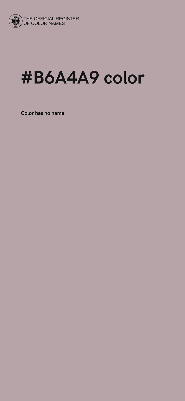 #B6A4A9 color image