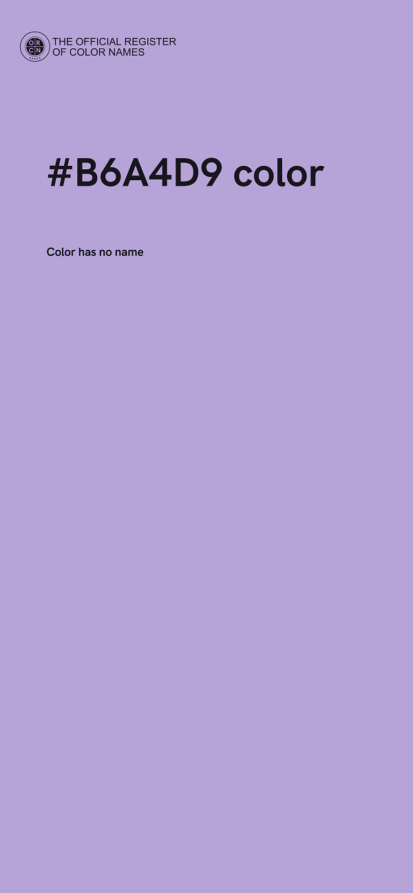 #B6A4D9 color image