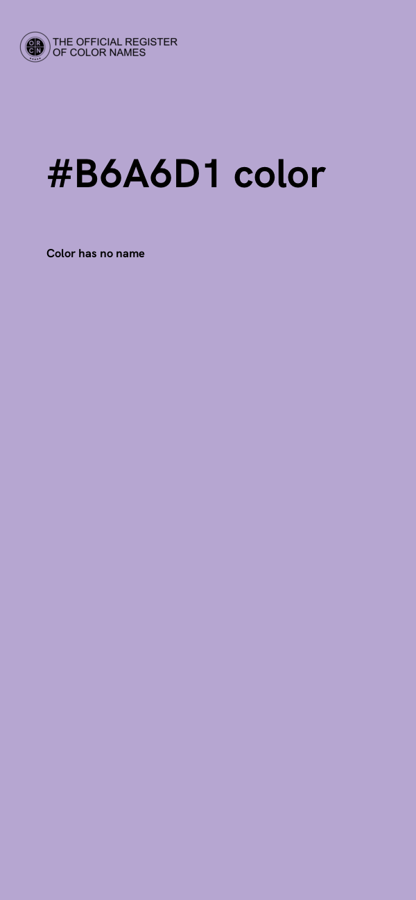 #B6A6D1 color image