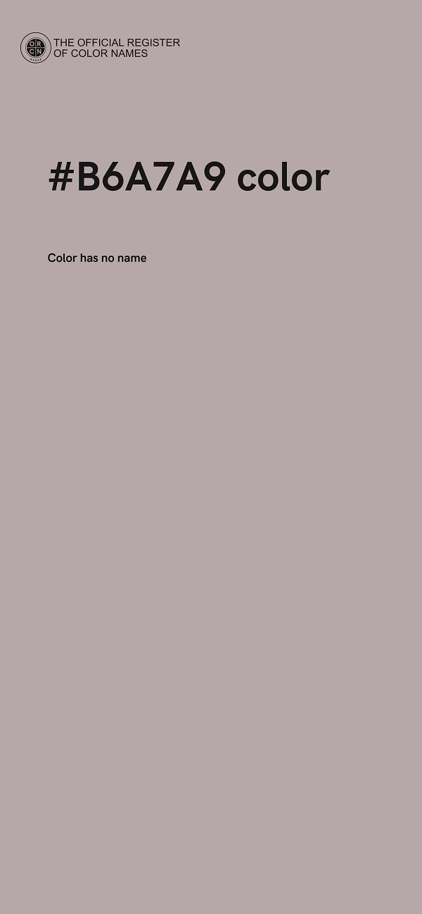 #B6A7A9 color image