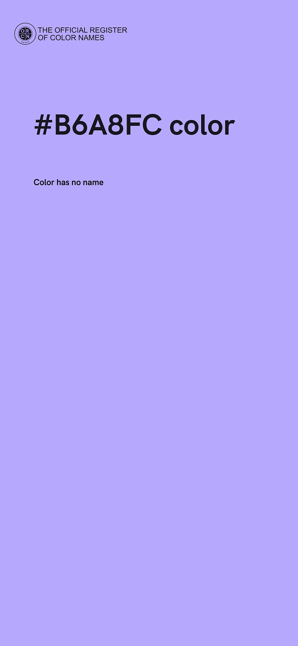 #B6A8FC color image