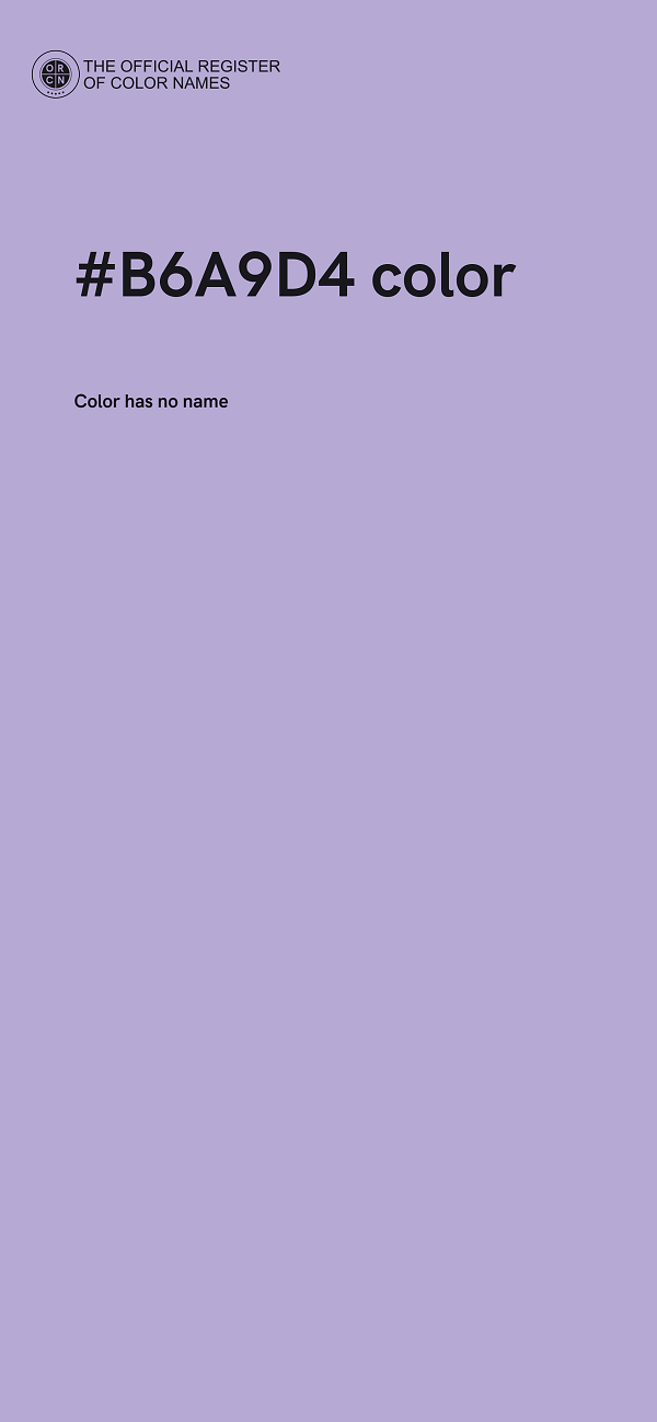 #B6A9D4 color image