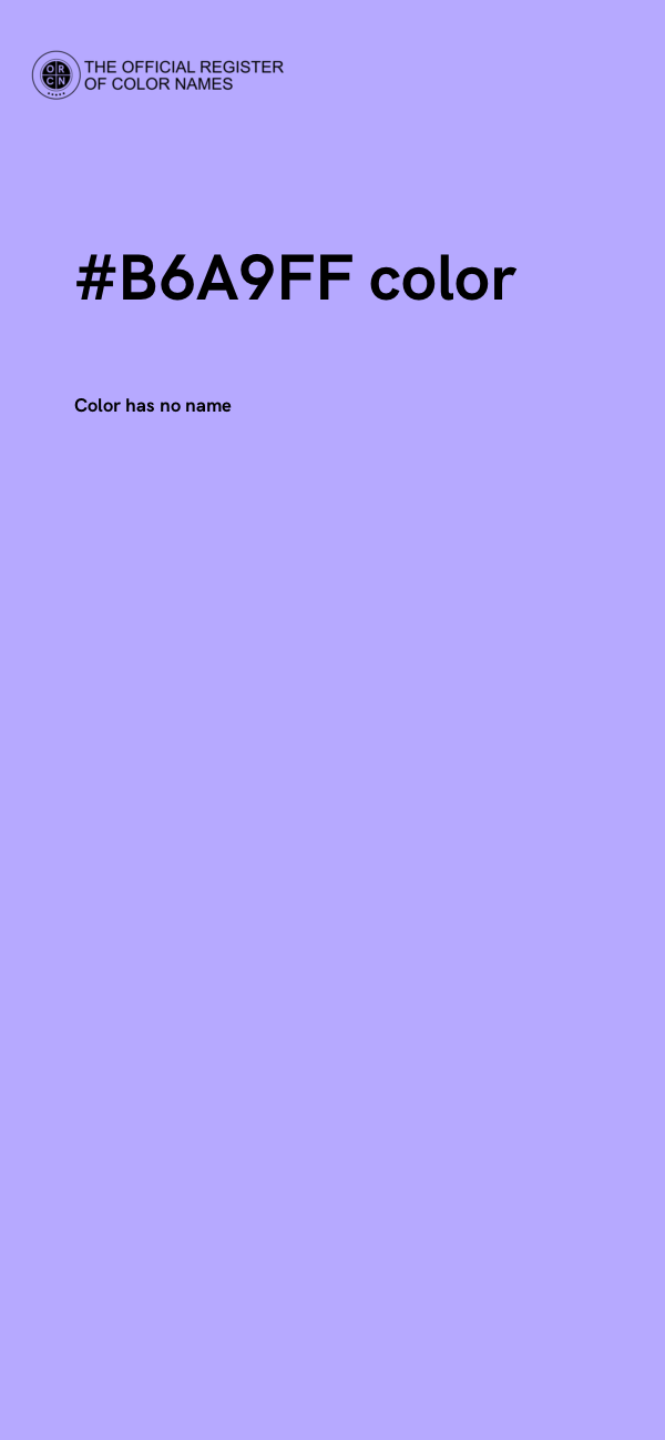 #B6A9FF color image