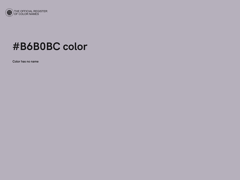 #B6B0BC color image