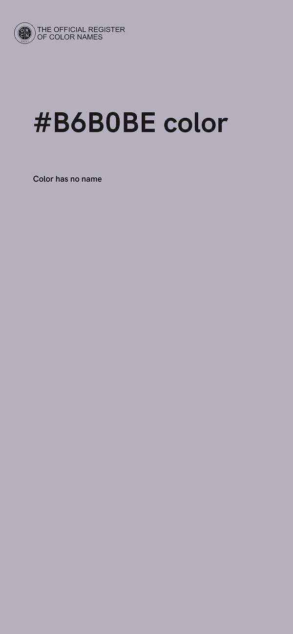 #B6B0BE color image