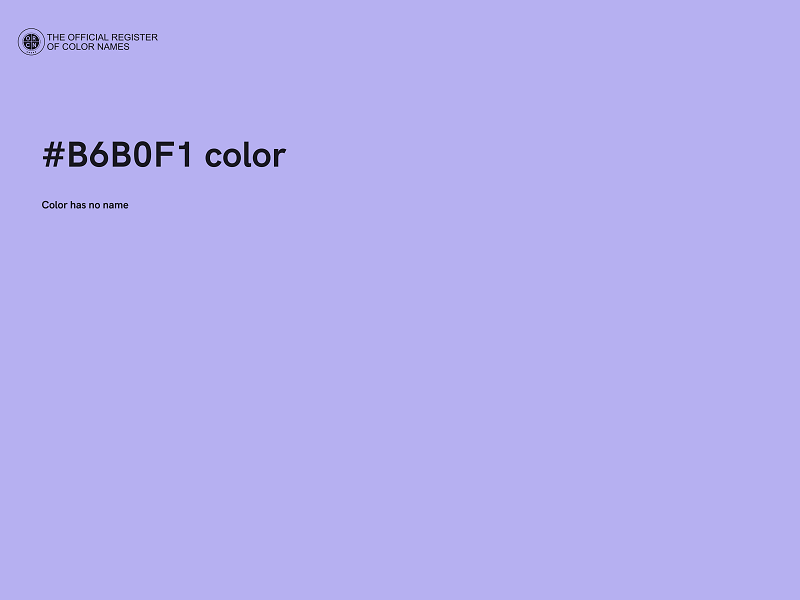 #B6B0F1 color image