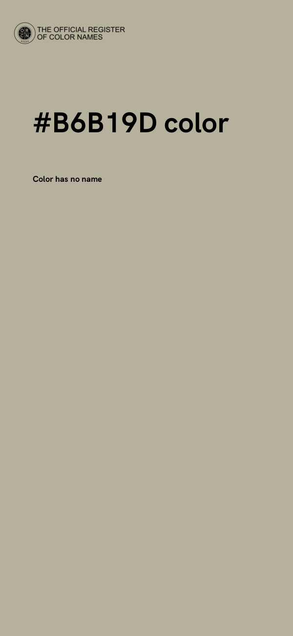 #B6B19D color image