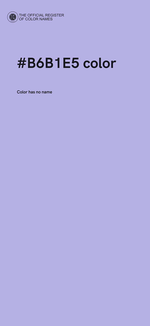 #B6B1E5 color image