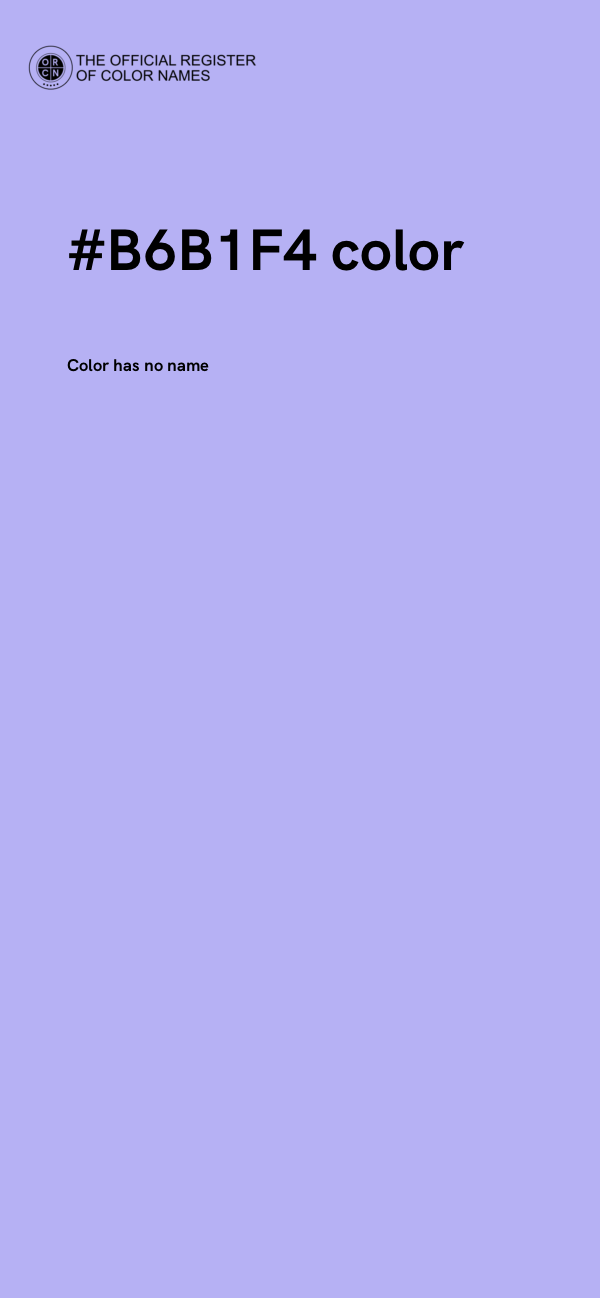 #B6B1F4 color image
