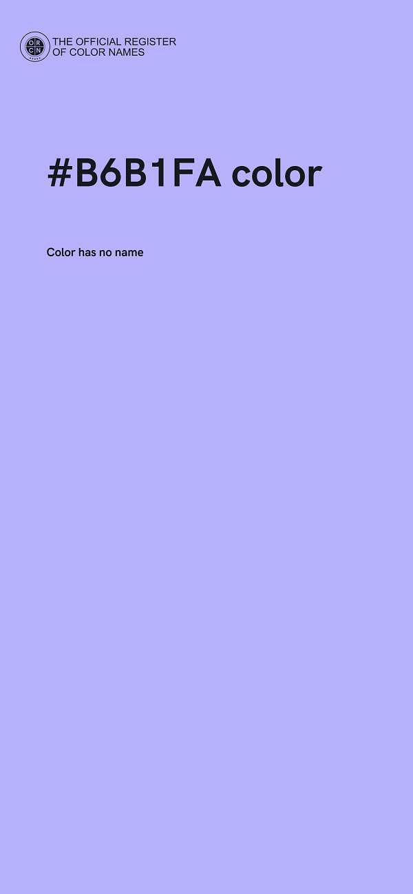 #B6B1FA color image