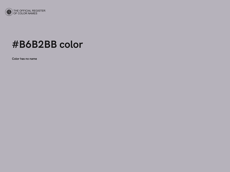 #B6B2BB color image