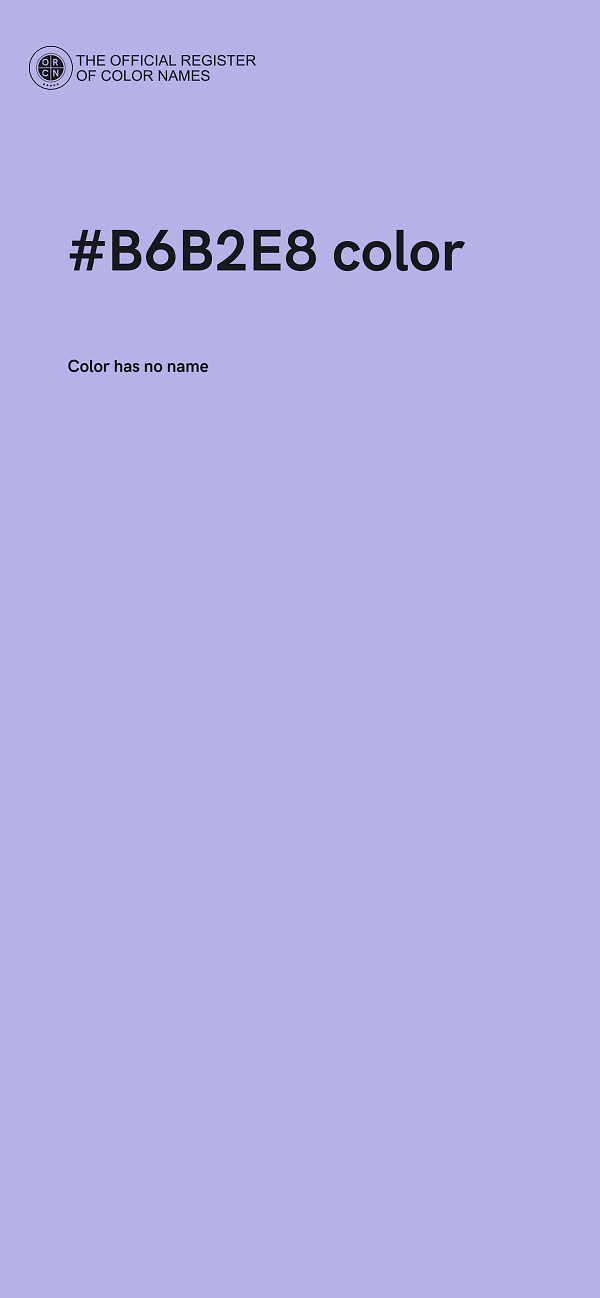 #B6B2E8 color image