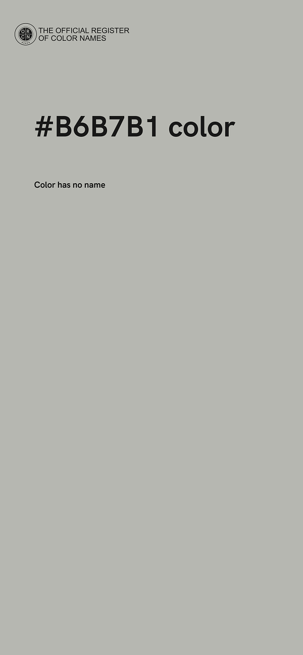 #B6B7B1 color image