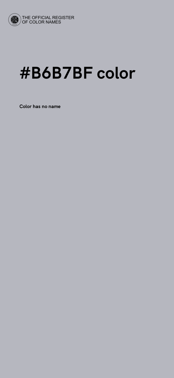#B6B7BF color image