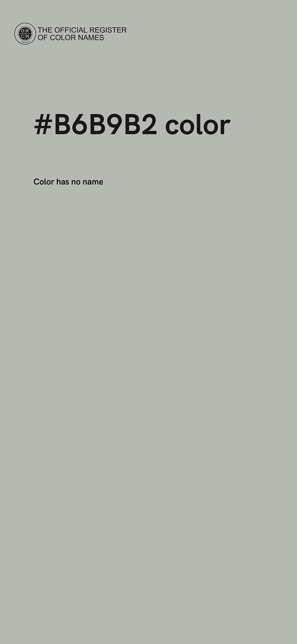 #B6B9B2 color image