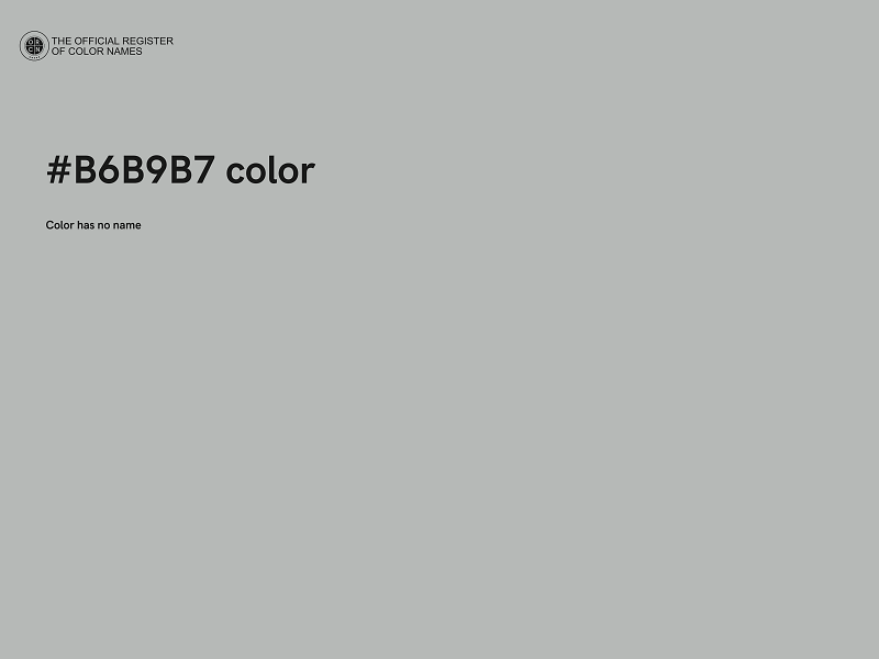 #B6B9B7 color image