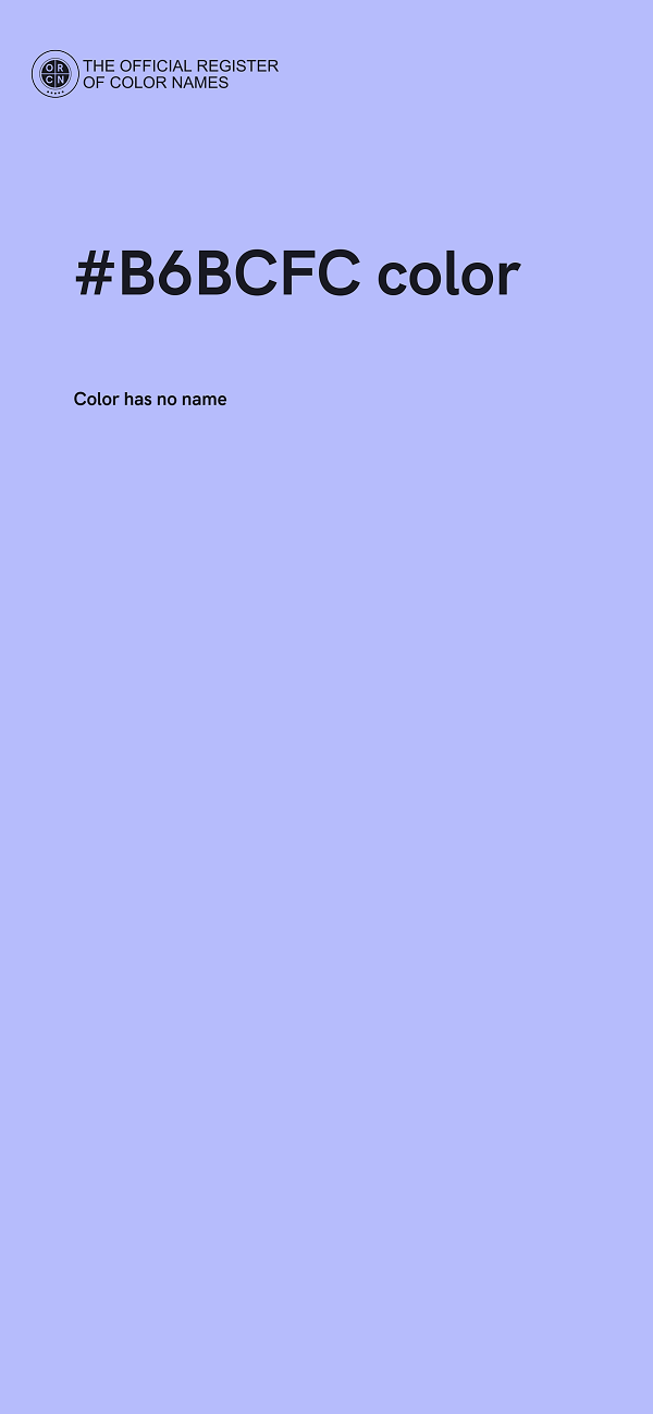 #B6BCFC color image