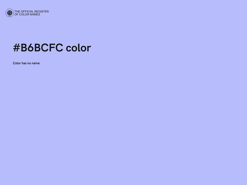 #B6BCFC color image