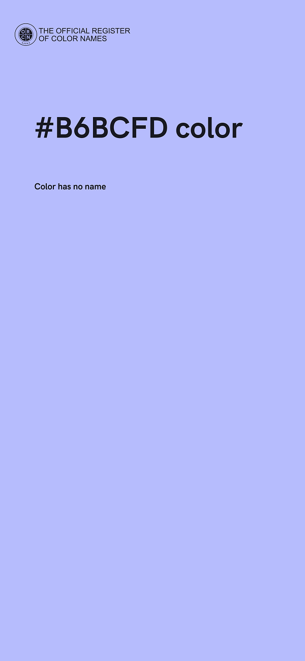 #B6BCFD color image