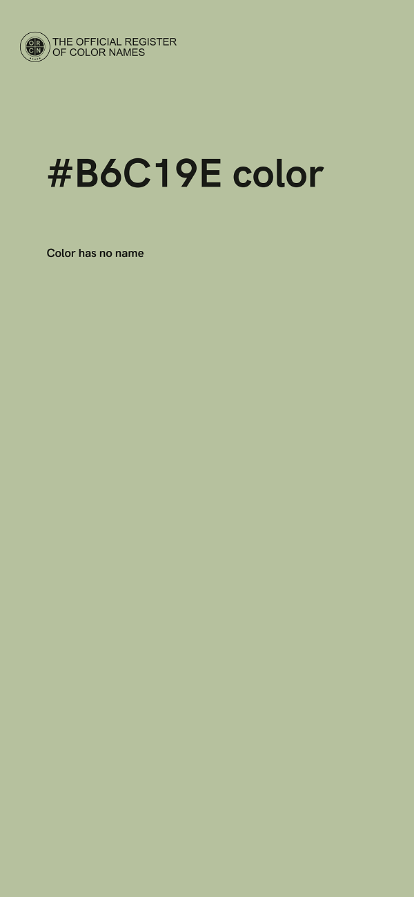 #B6C19E color image