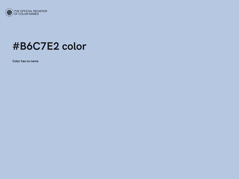 #B6C7E2 color image