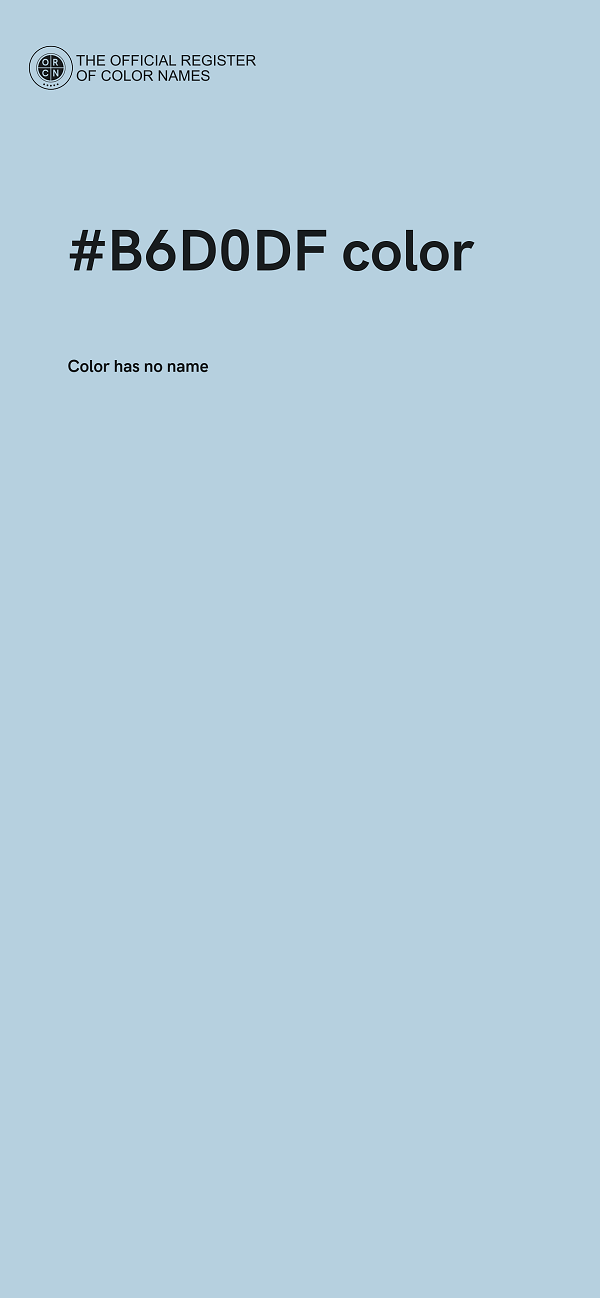 #B6D0DF color image