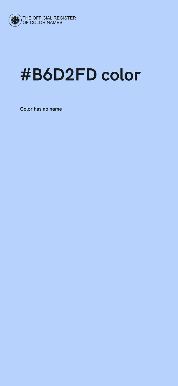 #B6D2FD color image