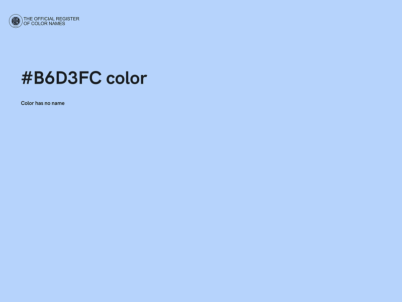 #B6D3FC color image