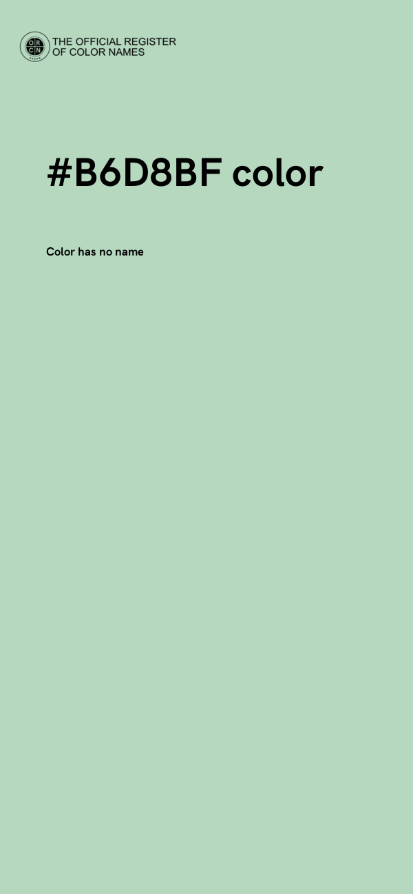 #B6D8BF color image
