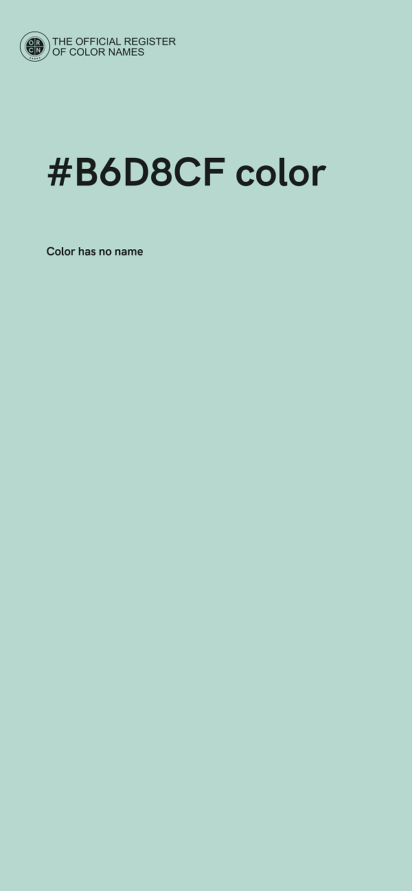 #B6D8CF color image