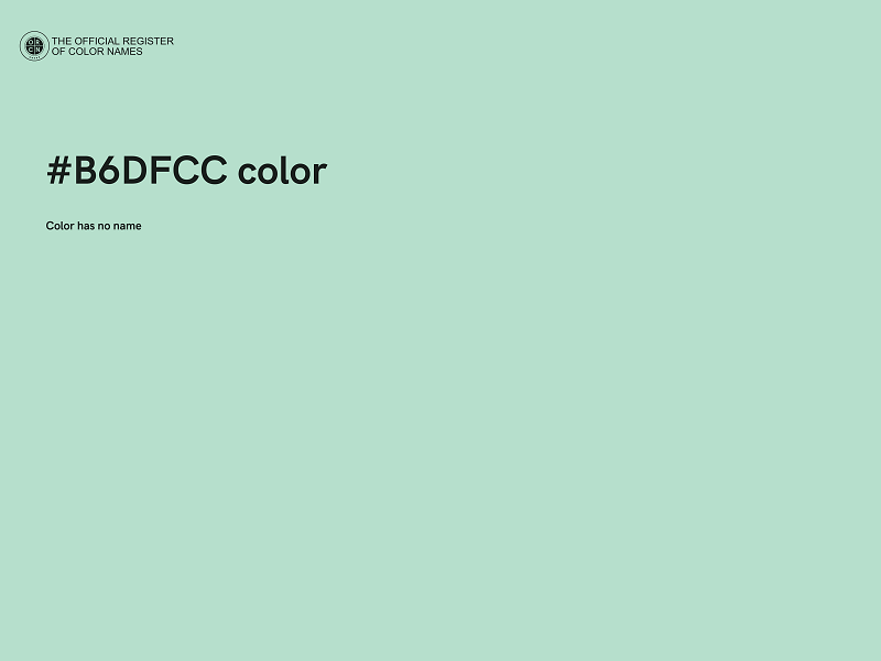 #B6DFCC color image