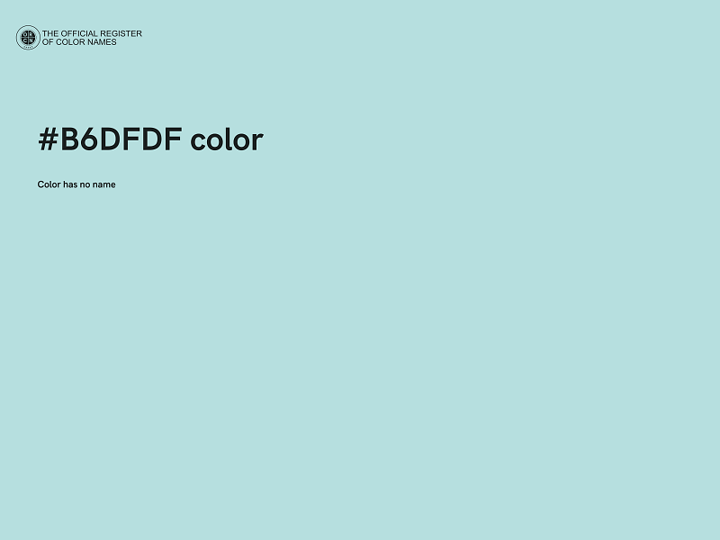 #B6DFDF color image