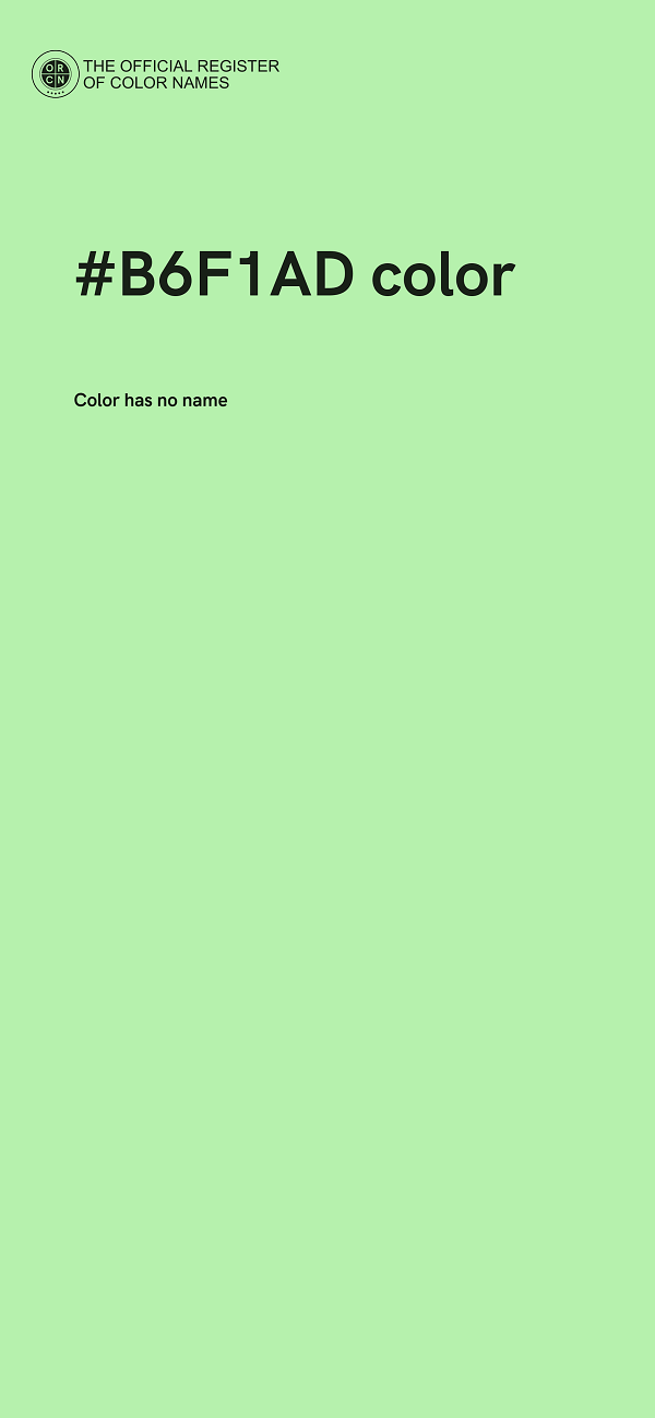#B6F1AD color image