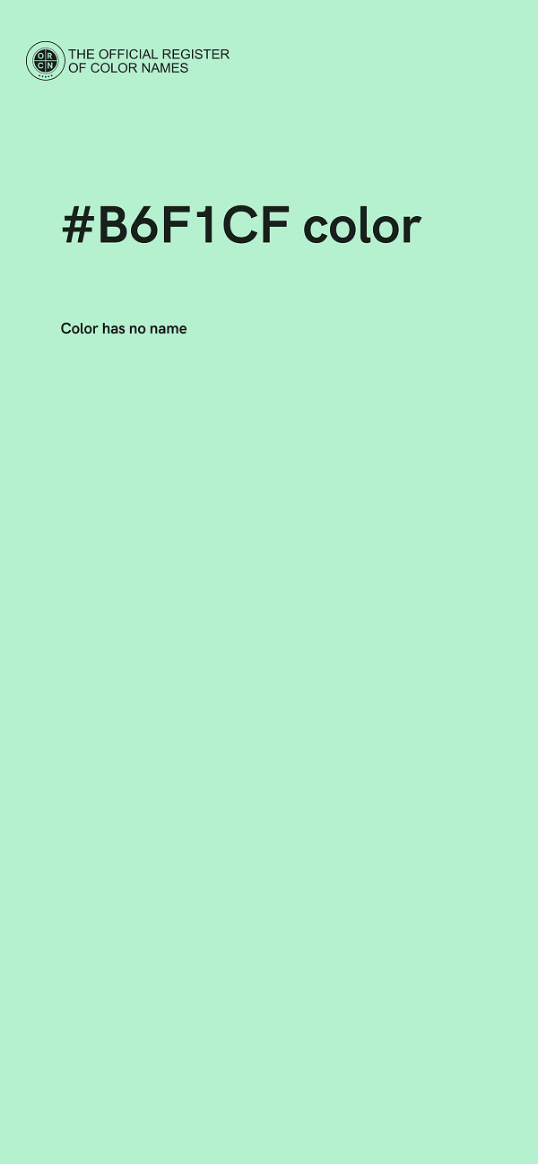 #B6F1CF color image